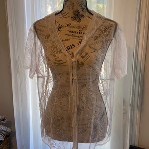 Sheer Lacey J Jill shirt